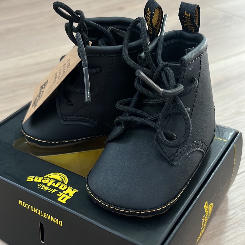 Dr. Marten black boots